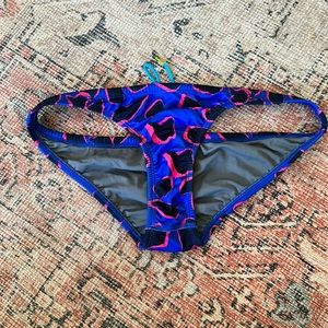 Jolyn 80s Print Bikini Bottom